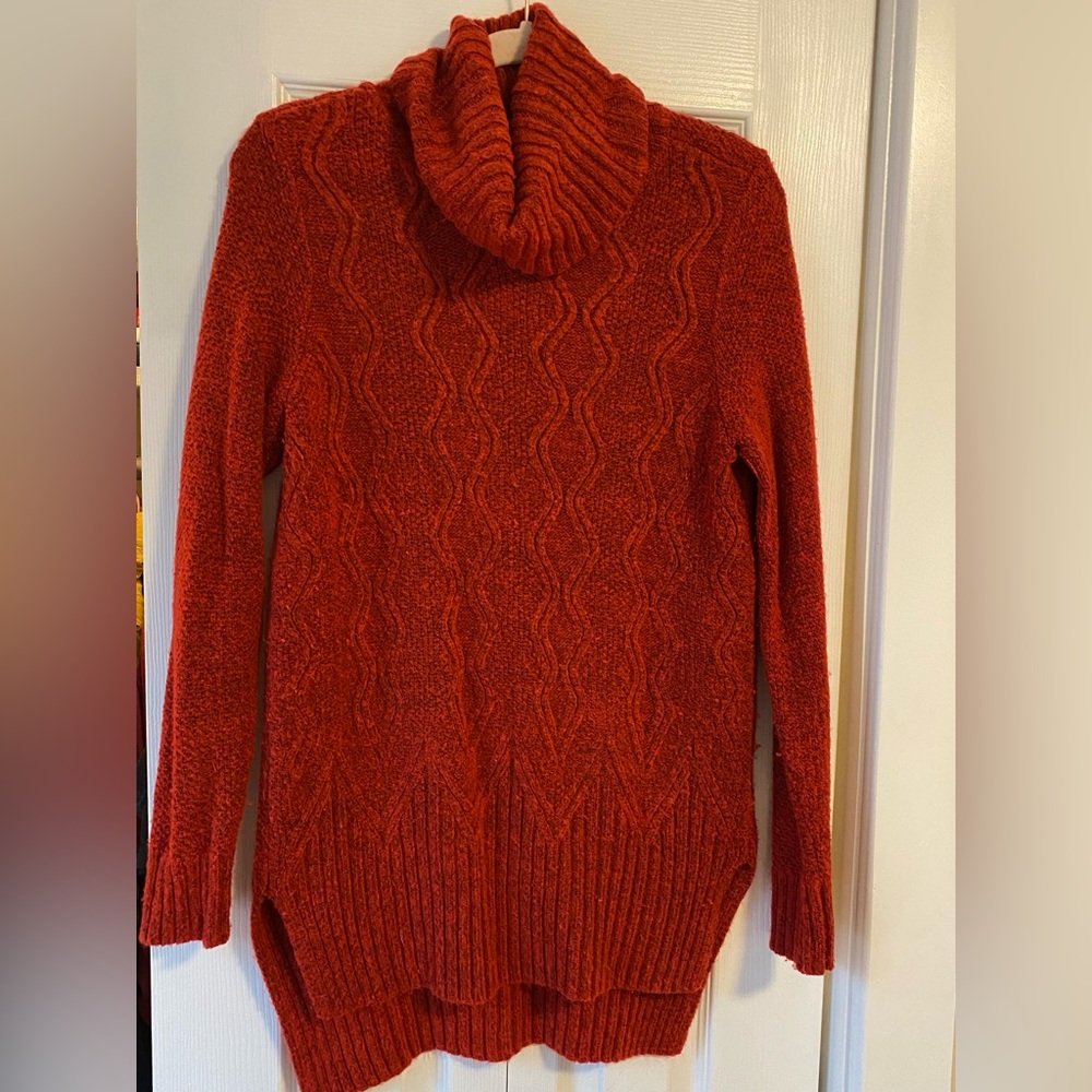 Somona Red Cowl Neck Sweater